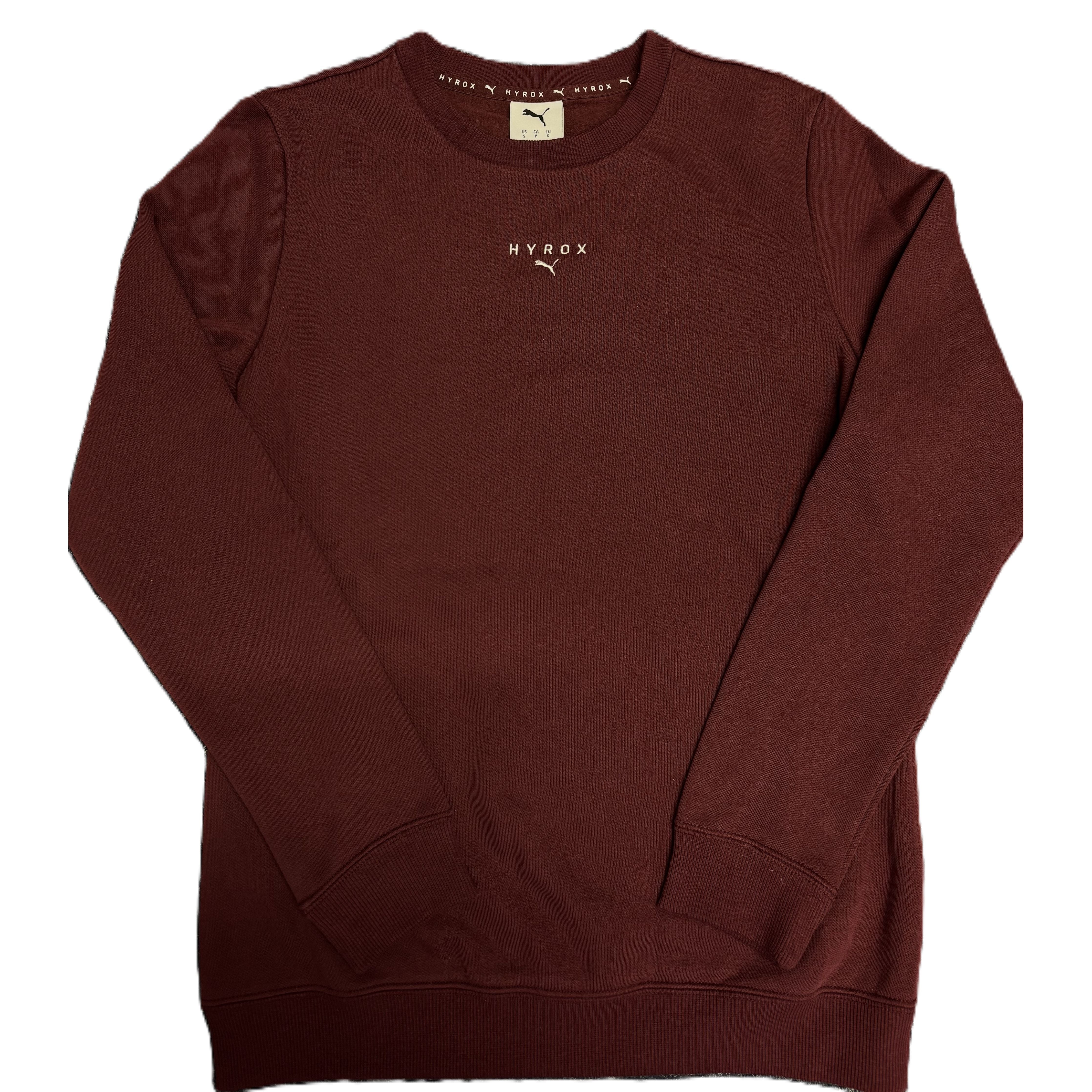 PUMA HYROX Womens Crewneck Ruby Shimmer
