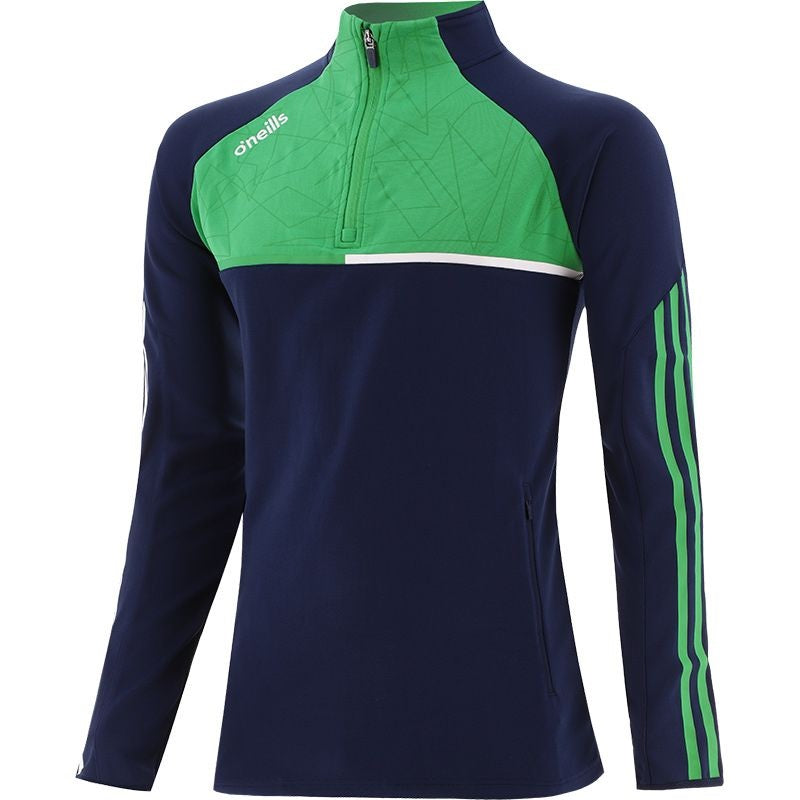 O'Neills Synergy Squad Half Zip Navy Green White