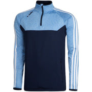 O'Neills Kasey 3 Stripe Brushed Half Zip (Navy Melange Sky White)