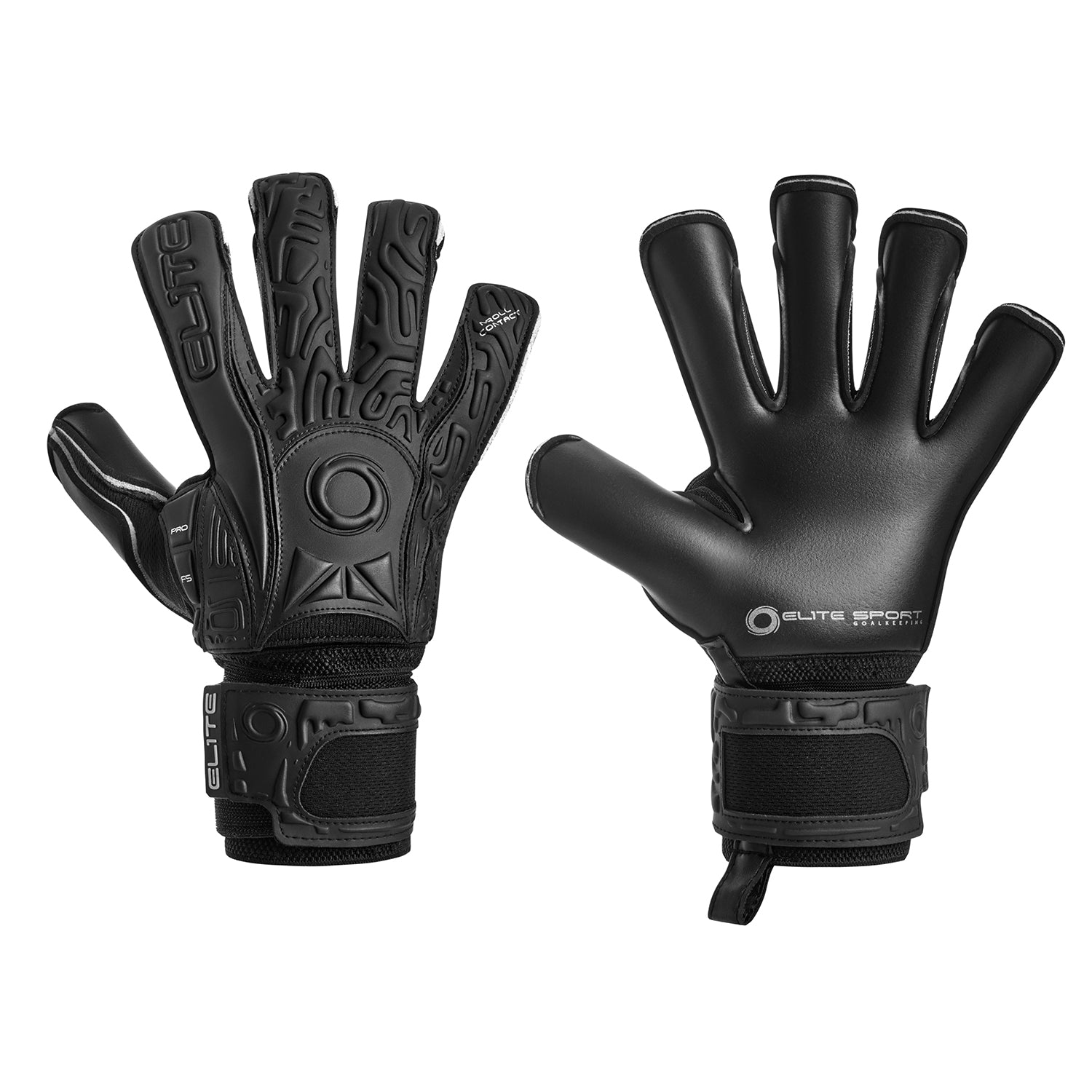 Elite Sport Solo Goalkeeper Gloves Black