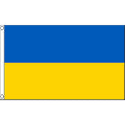 Team Car Flag 5X3 Ukraine Flag