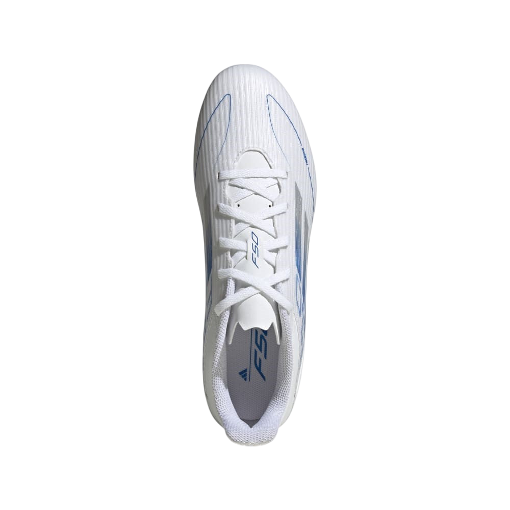 Adidas F50 Club Firm Multi Ground Boots White Metalic Silver