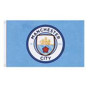 Manchester City FC Core Crested Flag