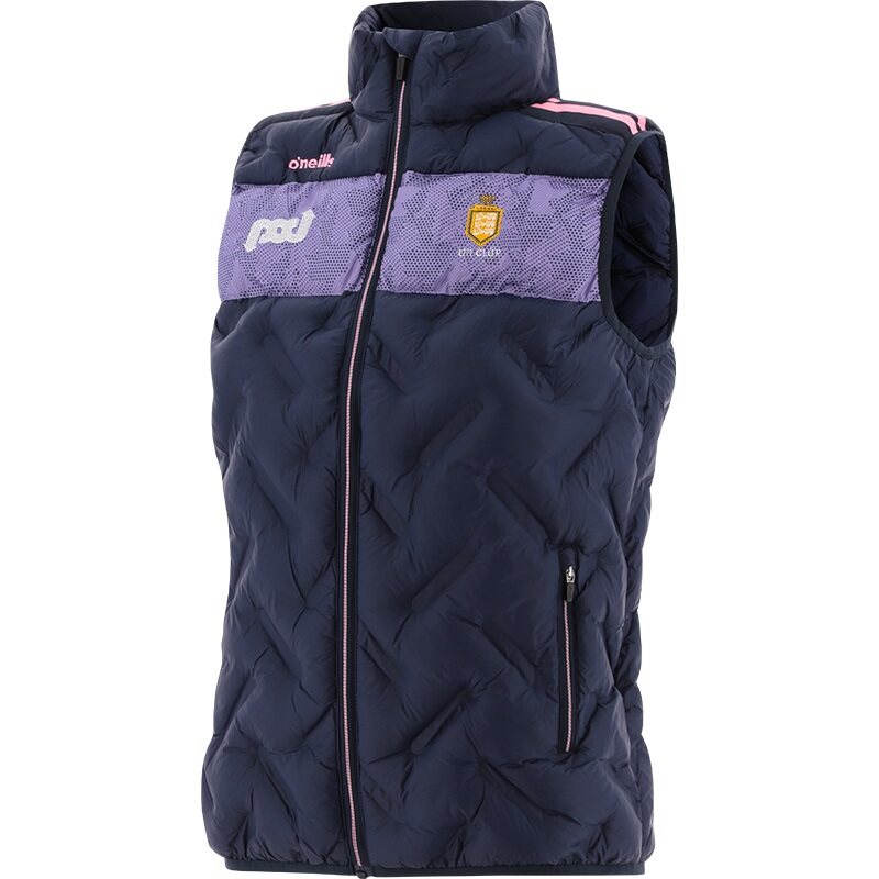 O'Neills Clare GAA Women's Rockway Gilet Navy Purple