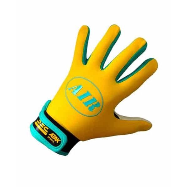 Atak Air Gaelic Football Gloves Yellow Green