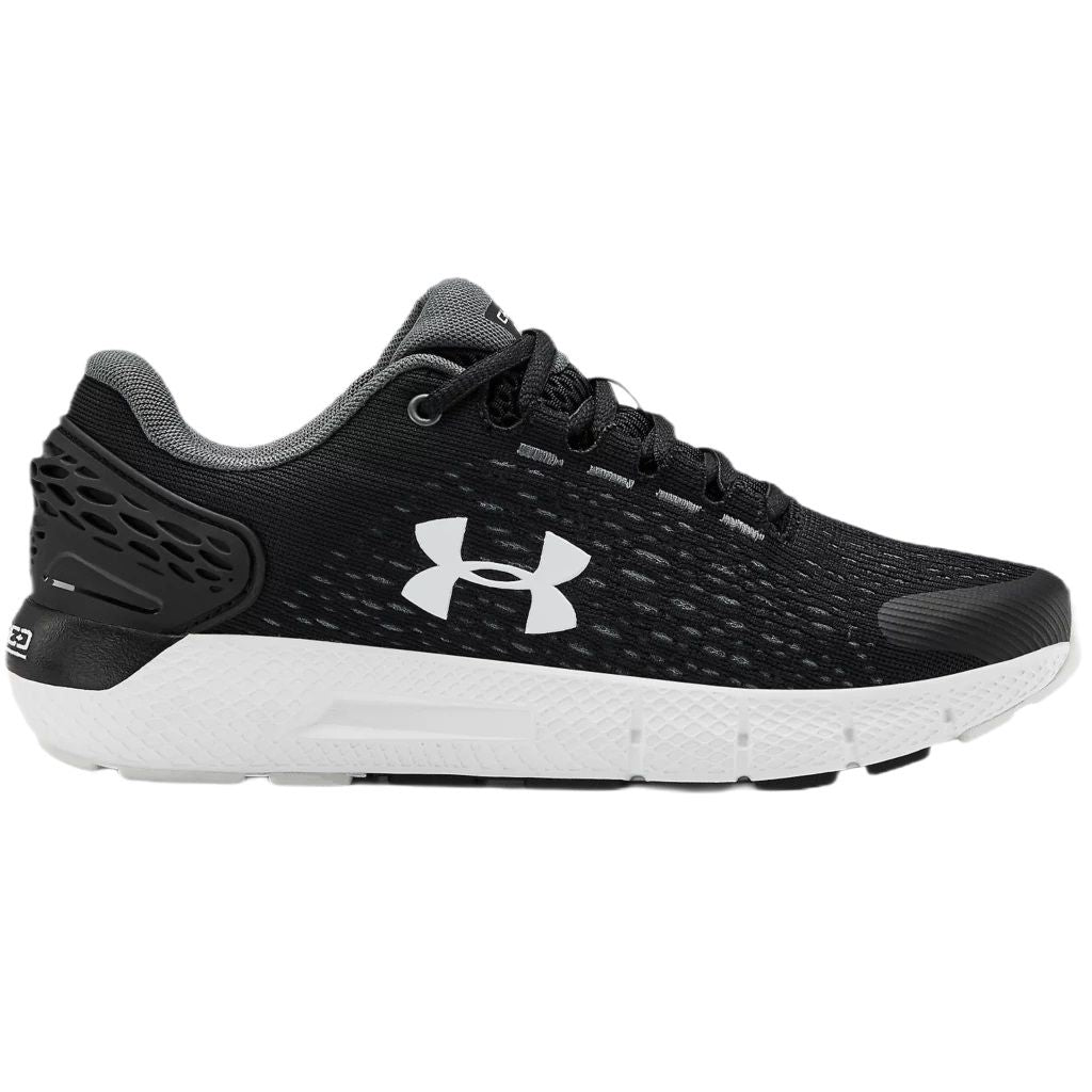 Under Armour Charged Rogue Junior Running Shoes Black White