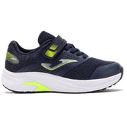 Joma Speed Junior Velcro Boys Running Shoes Navy Yellow