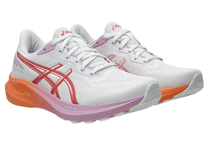 Asics GT-1000 13 Women's Running Shoes White Coral Reef