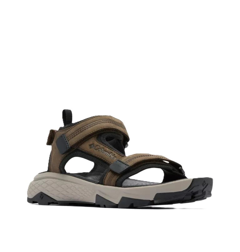 Columbia Mens Peakfreak Rush Sandal LEA Cordovan Pebble