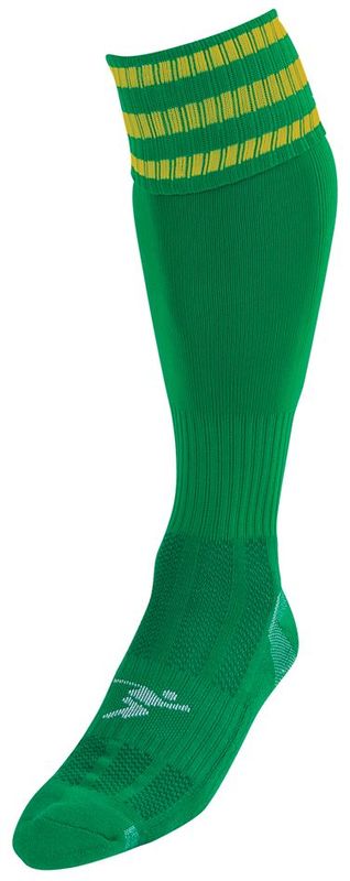 Precision Pro Football Sock Green Amber
