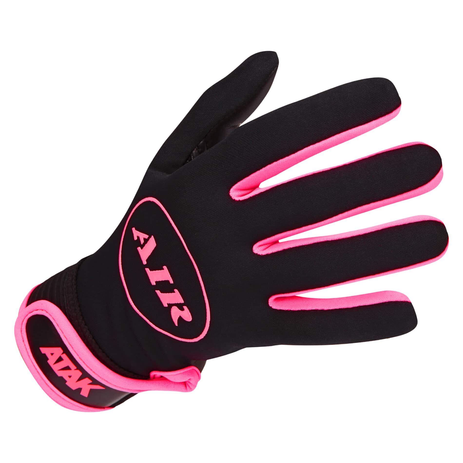 Atak Air Gaelic Football Gloves Black Pink