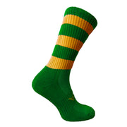 Atak Shox Mid Lenght Football Socks Green Amber