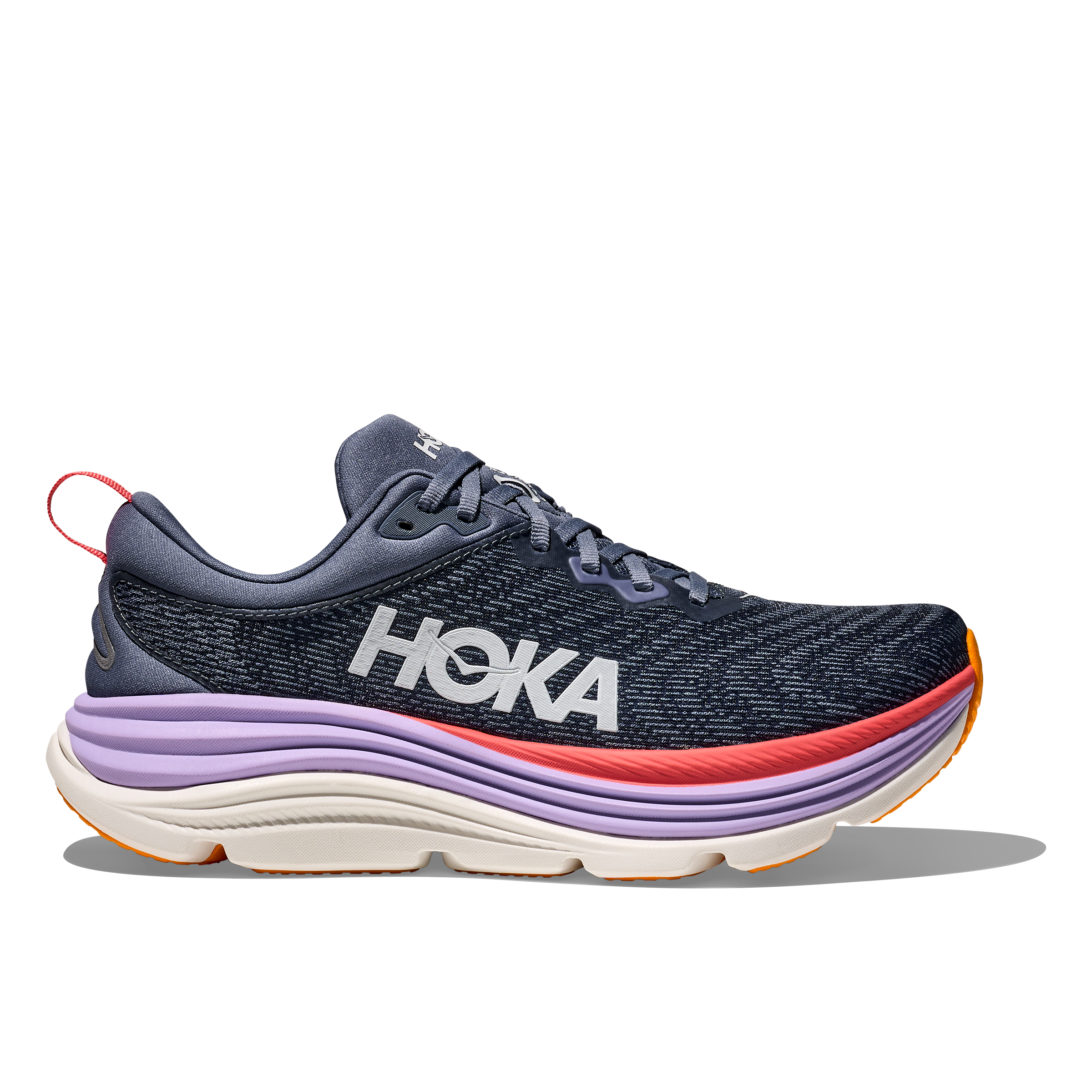 Hoka Gaviota 5 Women's Running Shoes Anchor Grapefruit