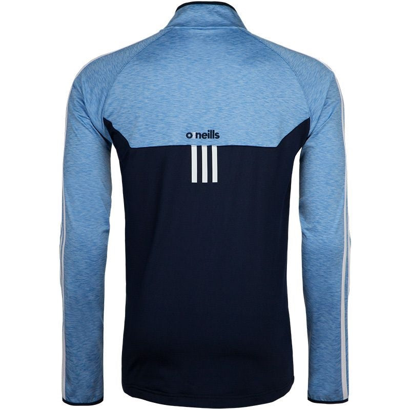 O'Neills Kasey 3 Stripe Brushed Half Zip (Navy Melange Sky White)
