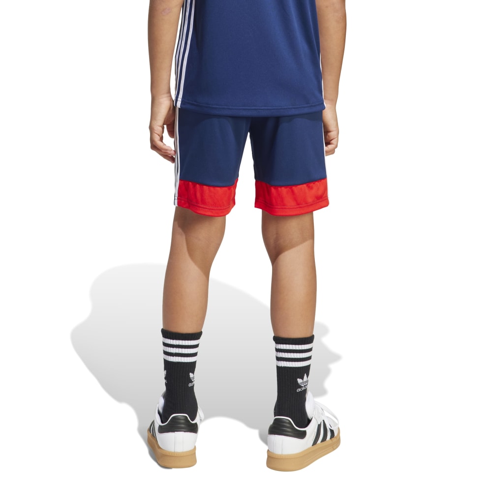 Adidas Trio Essentials Kids Shorts Navy Blue Red -