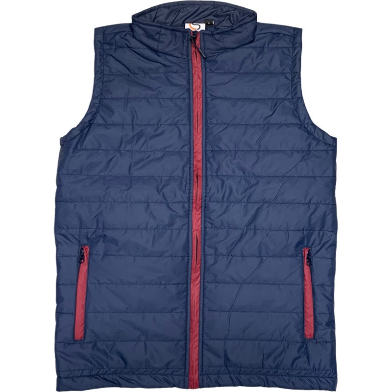 CS Club Padded Gilet (Navy Maroon)