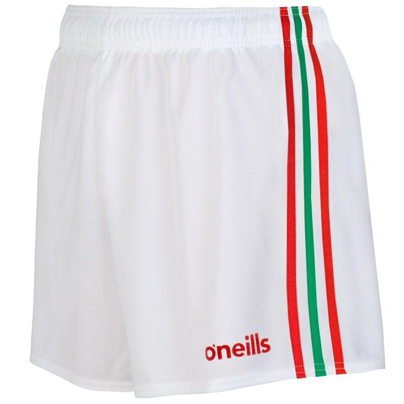 O'Neills Mourne Shorts White Red Green