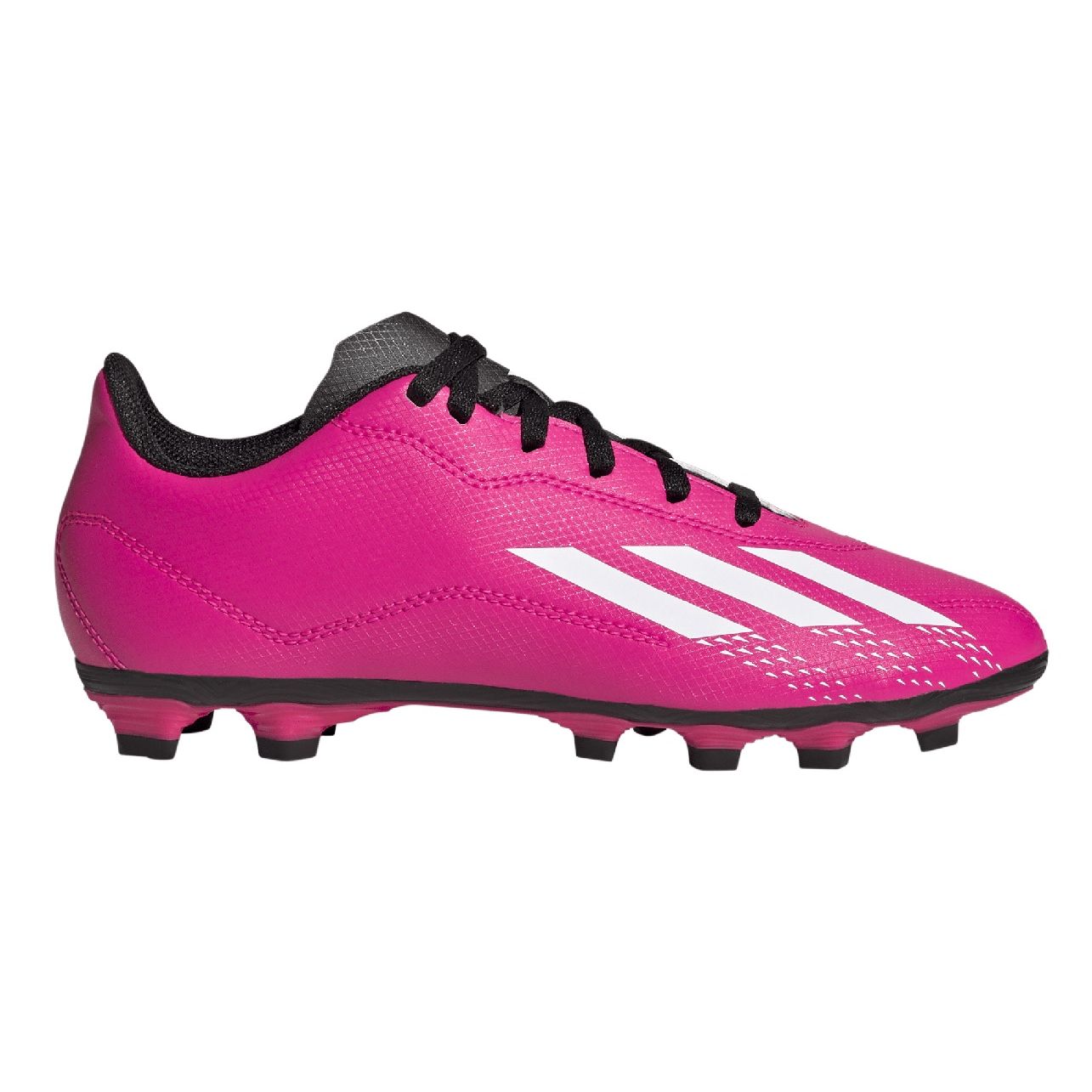 Adidas X Speedportal.4 Firm Ground Junior Football Boots Shock Pink Cloud White