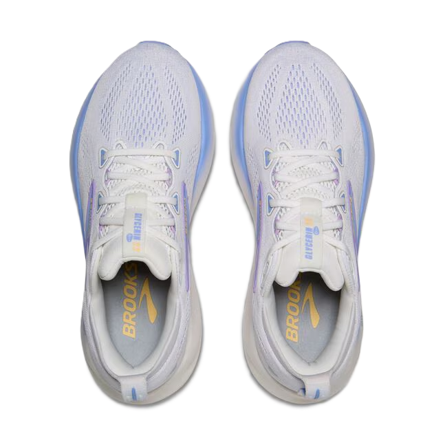 Brooks Glycerin Women' Running Shoes White Blue Heron Apricot