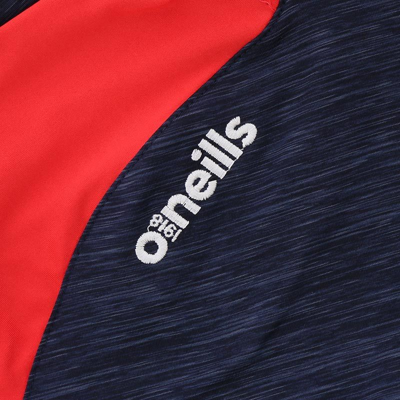 O'Neills Oslo Brushed Half Zip Top Navy Red White