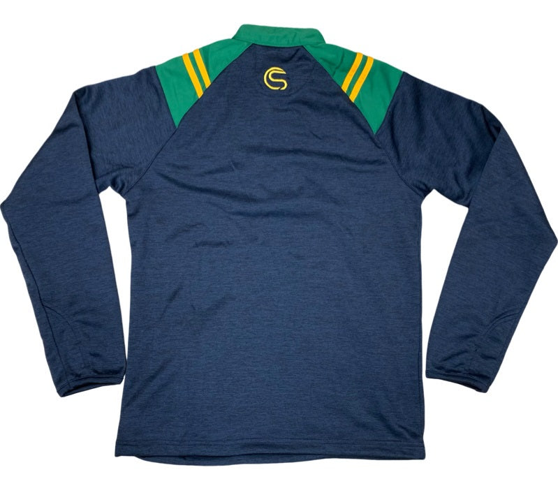 CS Club Half Zip Top Navy Green Amber