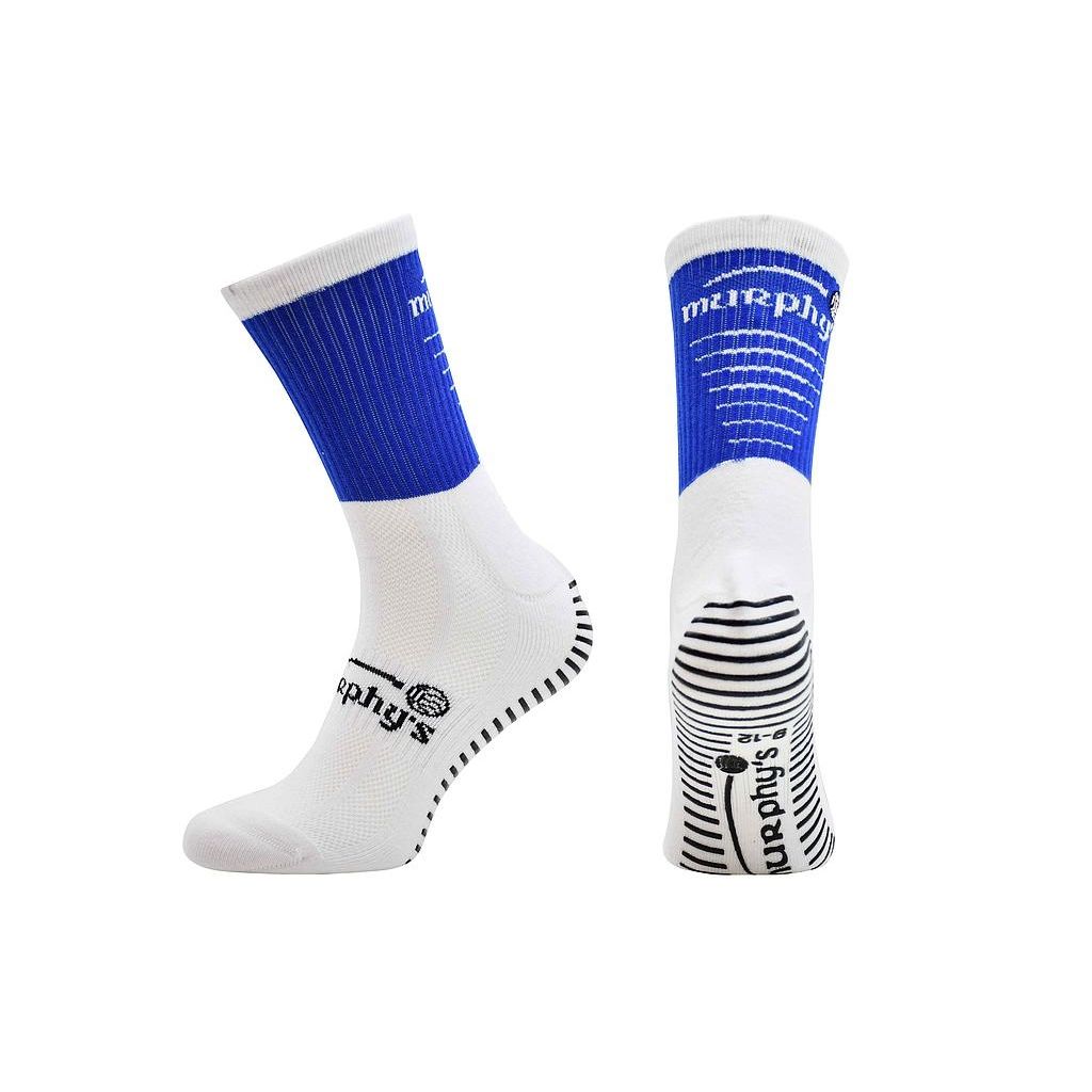 Murphys Pro Mid GAA Grip Socks Royal White