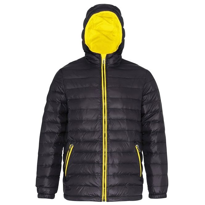 2786 Padded Jacket (Black Yellow)