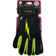 LS Lightning SuperMicro Mesh Gaelic Gloves Black Flo Yellow