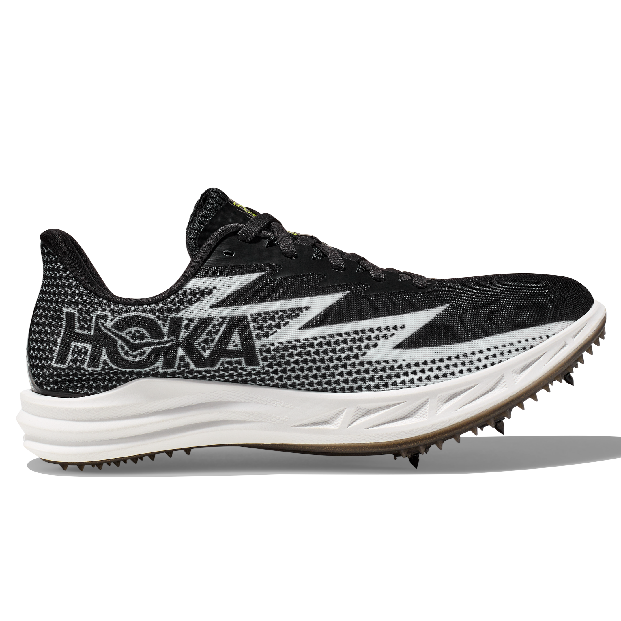 Hoka Crescendo MD Unisex Running Spikes Black White