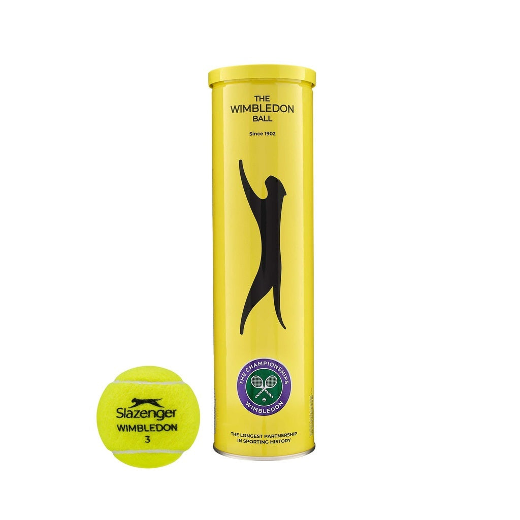 Slazenger Wimbledon Tennis Balls 3 Tube