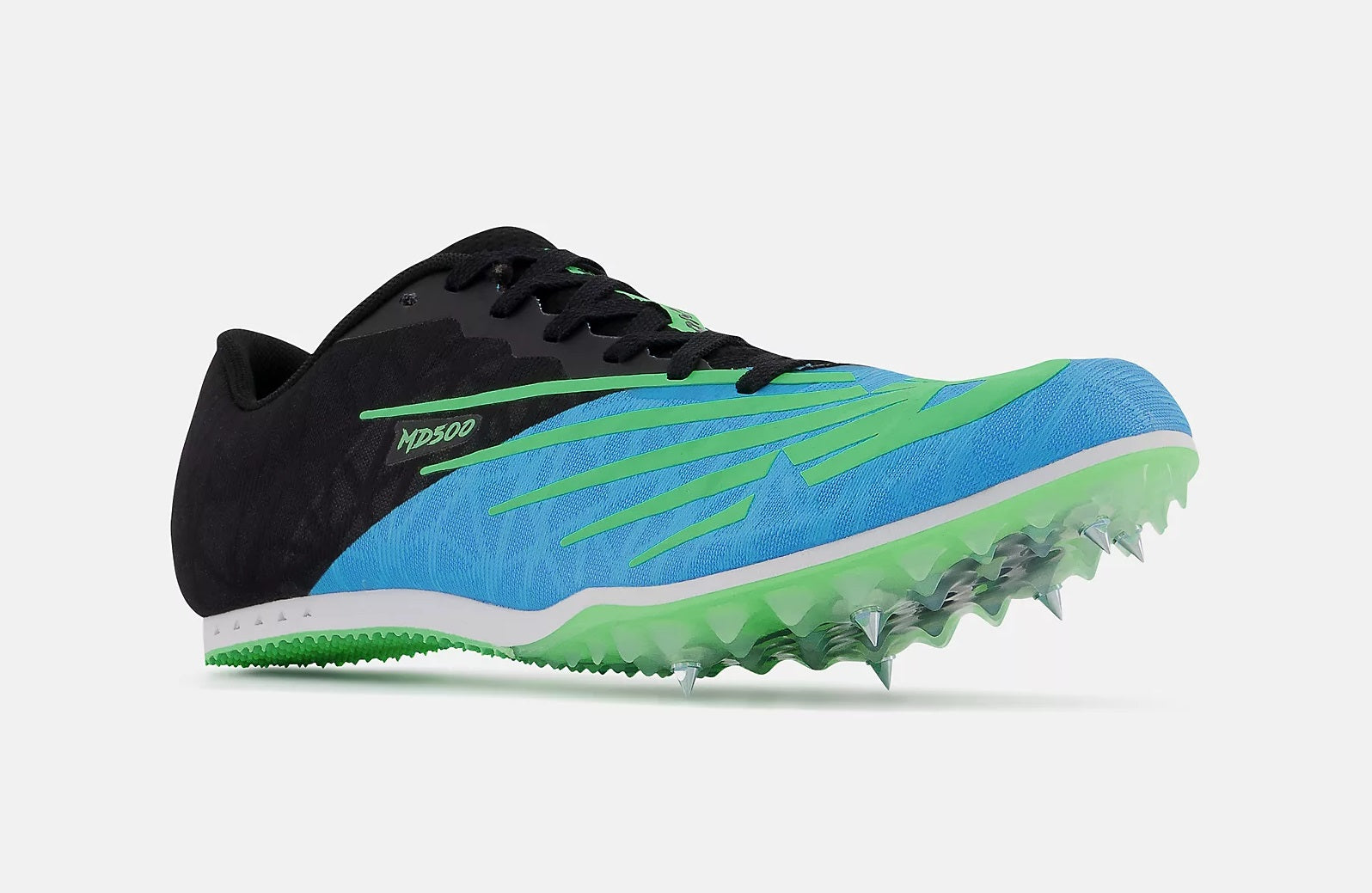 New Balance MD500v8 Running Spikes Black Blue