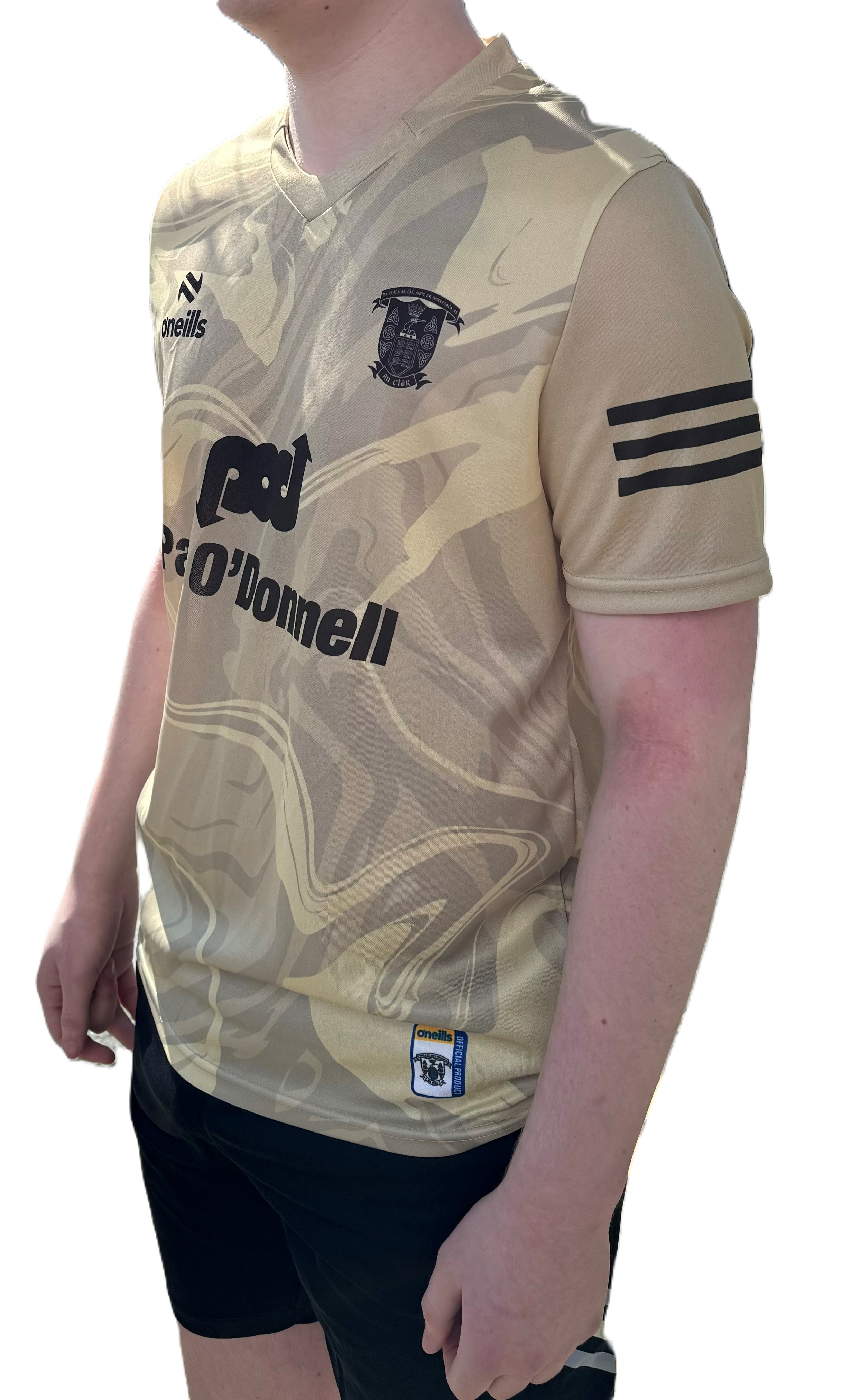 O'Neills Clare GAA Training Jersey Player Fit Gold