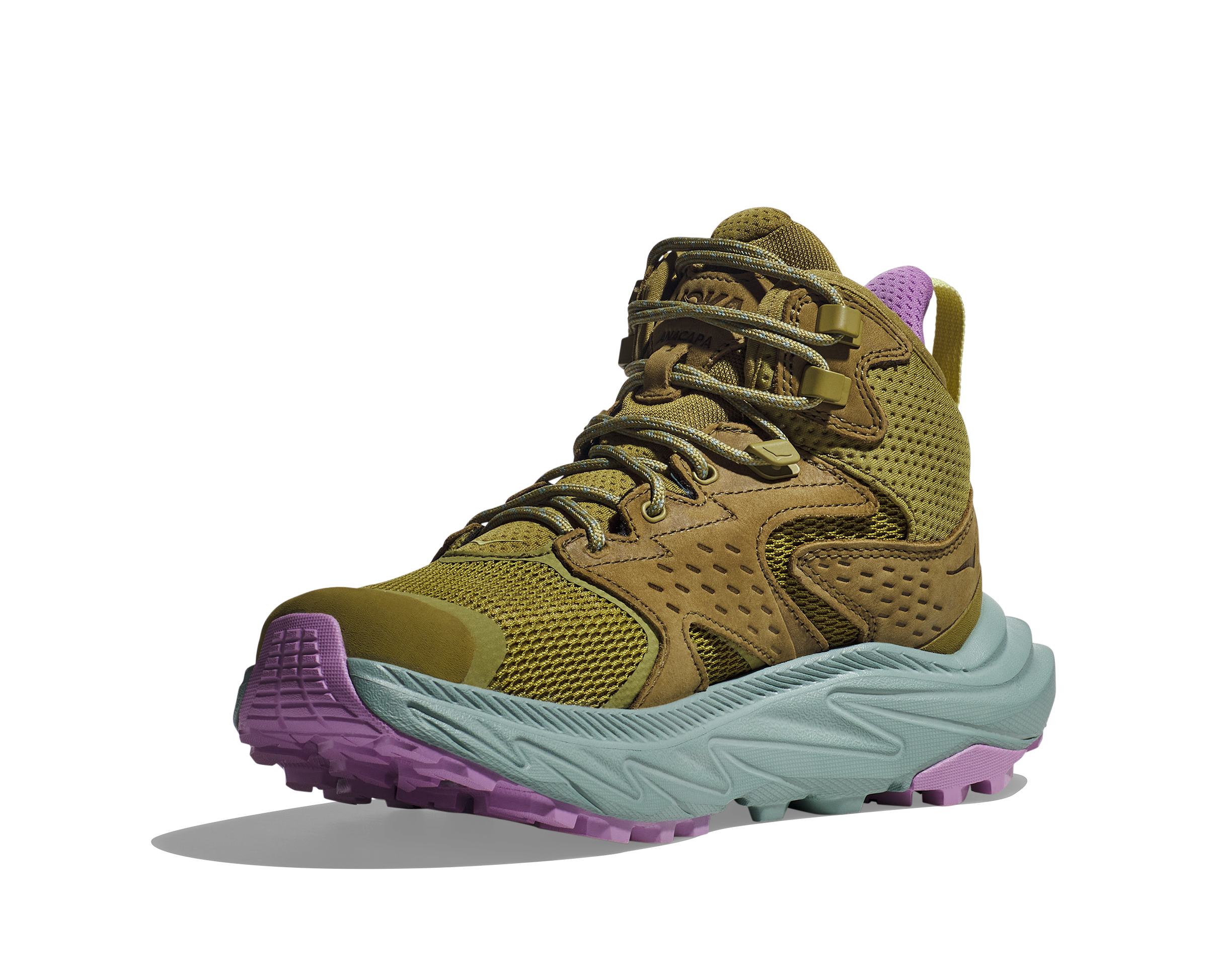 Hoka Anacapa 2 Women's Mid Gore-Tex Hiking Boots Green Moss