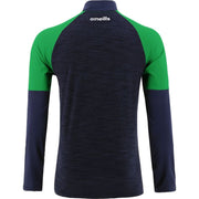 O'Neills Oslo Brushed Half Zip Top (Navy Green White)