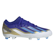 Adidas X Crazyfast Messi League Firm Ground Junior Football Boots Lucid Blue White (Blue White)