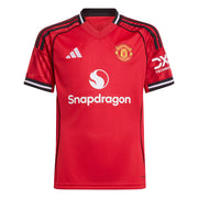 Adidas Manchester United 25/26 Home Jersey Kids Red