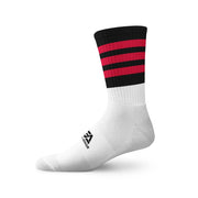 Gaelic Armour Elite Midi Sock (Black Red Hoops)