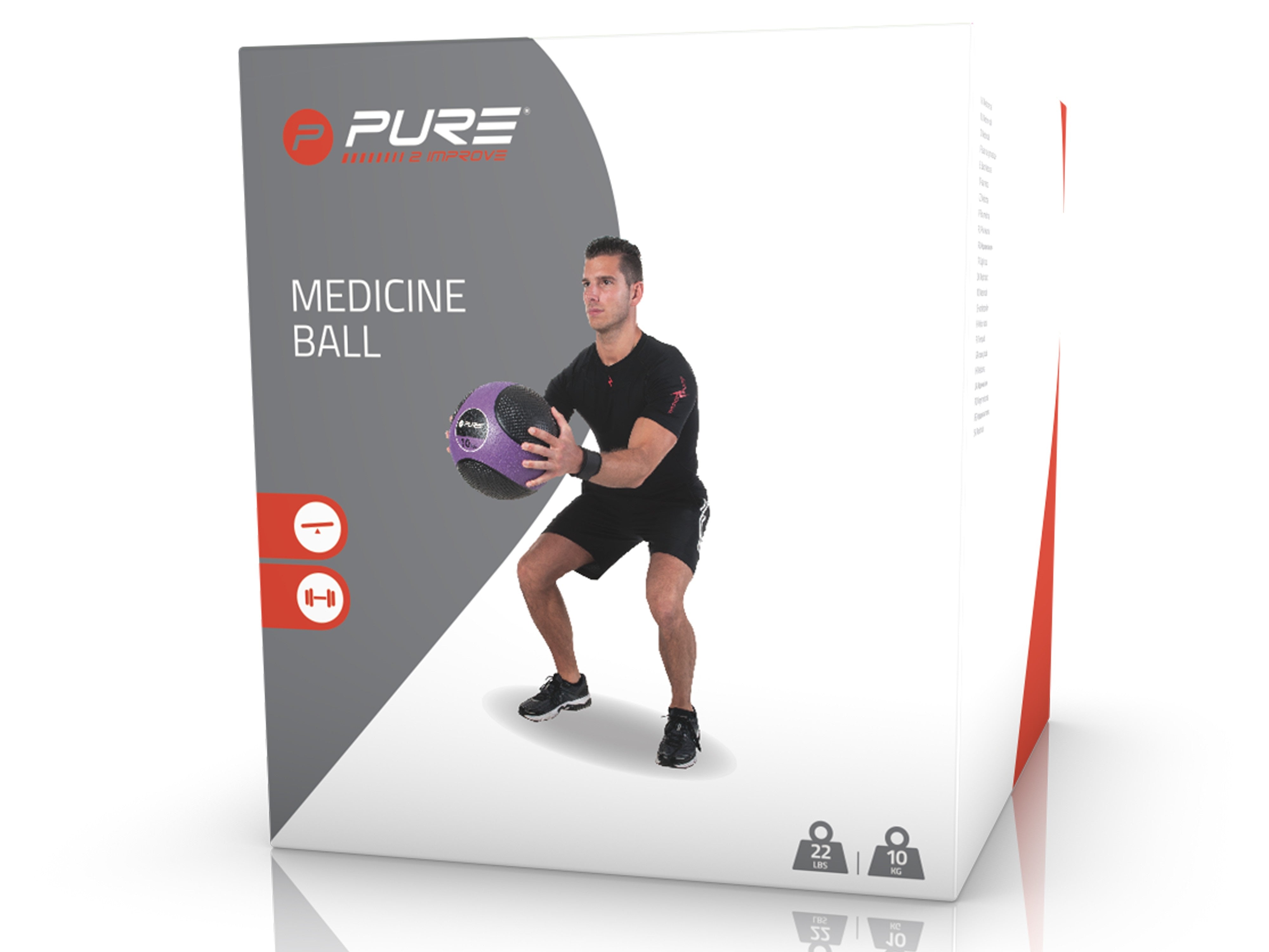 Pure2Improve P2I Medicine ball 10kg