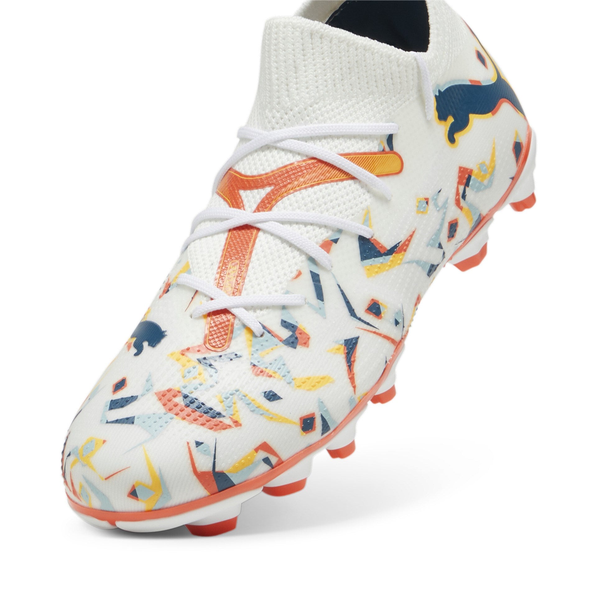 Puma Future 7 Match Creativity Firm Ground Junior Football Boots Ocean Tropic