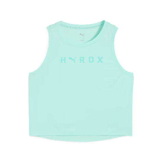 PUMA HYROX CLOUDSPUN ThermoAdapt Crop Tank Women Mint Melt