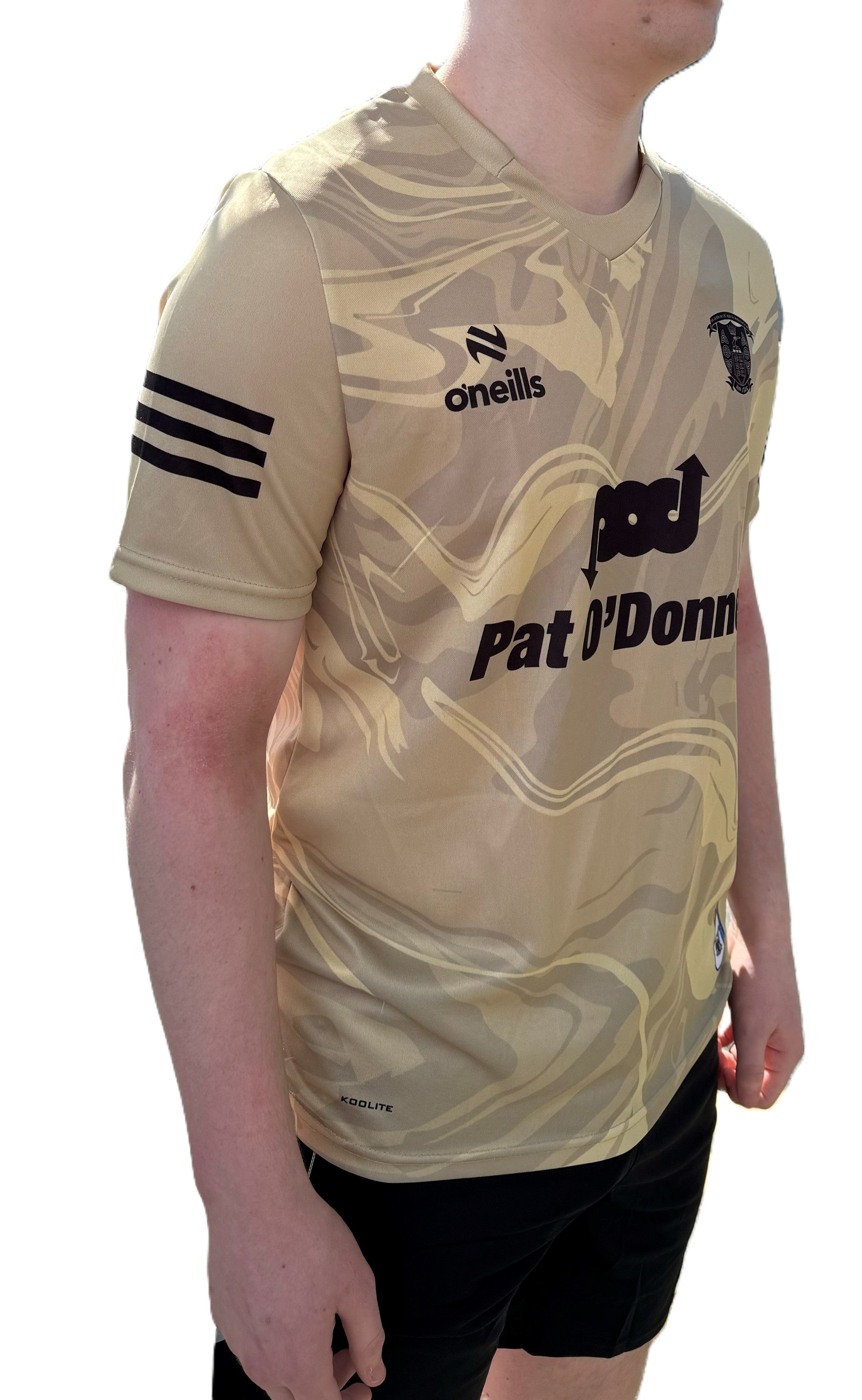 O'Neills Clare GAA Training Jersey Player Fit Gold
