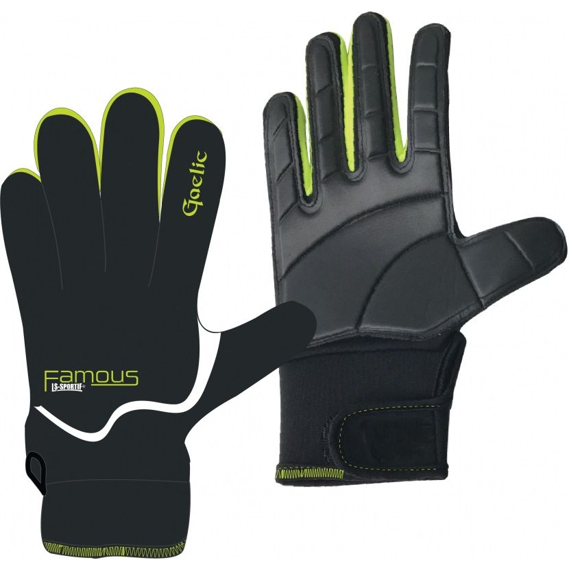 LS Sportif Famous Gaelic Glove Black Lime