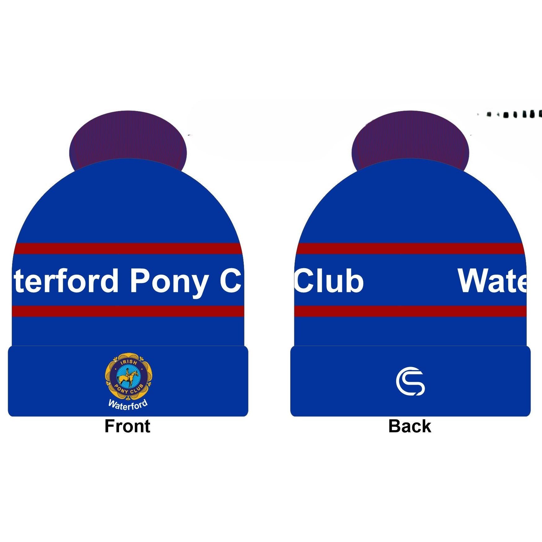 CS Waterford Hunt Pony Club Bobble Hat