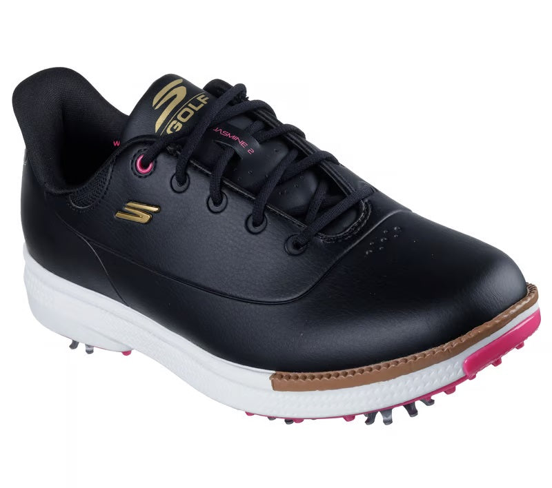 Skechers Go Golf Jasmine Womens Golf Shoes Black Pink