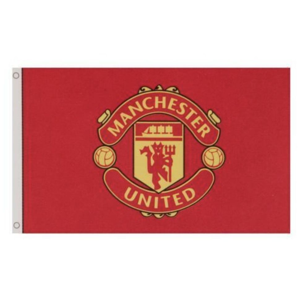 Manchester Utd Core Crested Flag