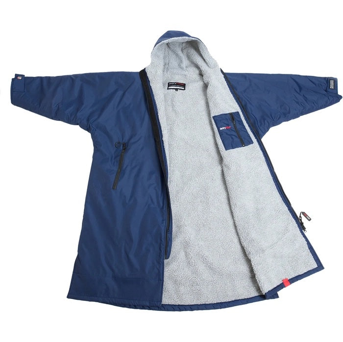 Dryrobe Advanced long Sleeve Changing Robe Navy Grey