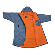 Dryrobe Advanced long Sleeve Changing Robe Dark Grey Orange