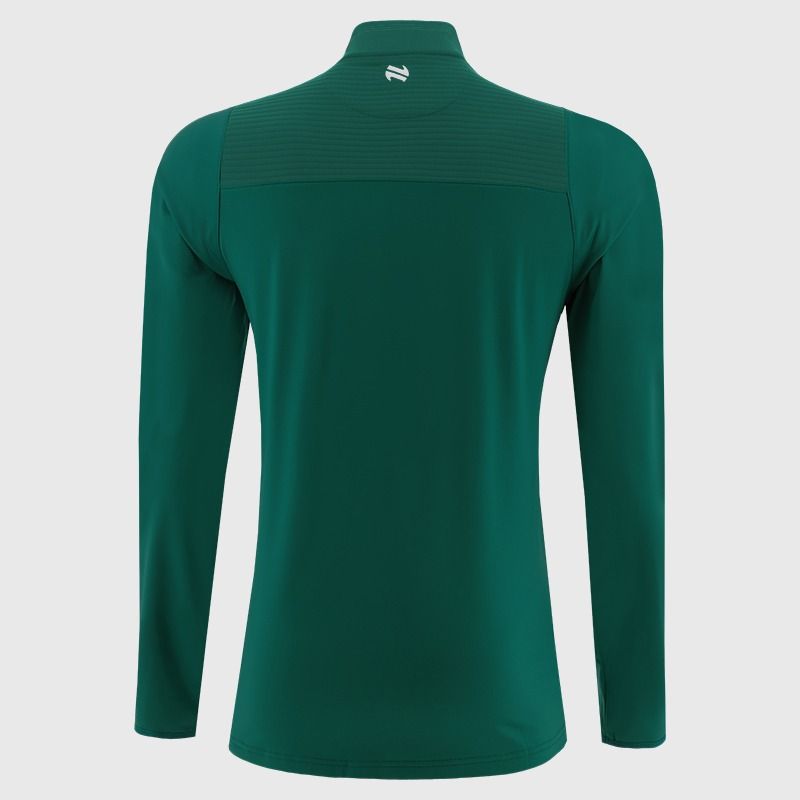 O'Neills O'Currys GAA Dynamo Brushed Half Zip Top Bottle Green