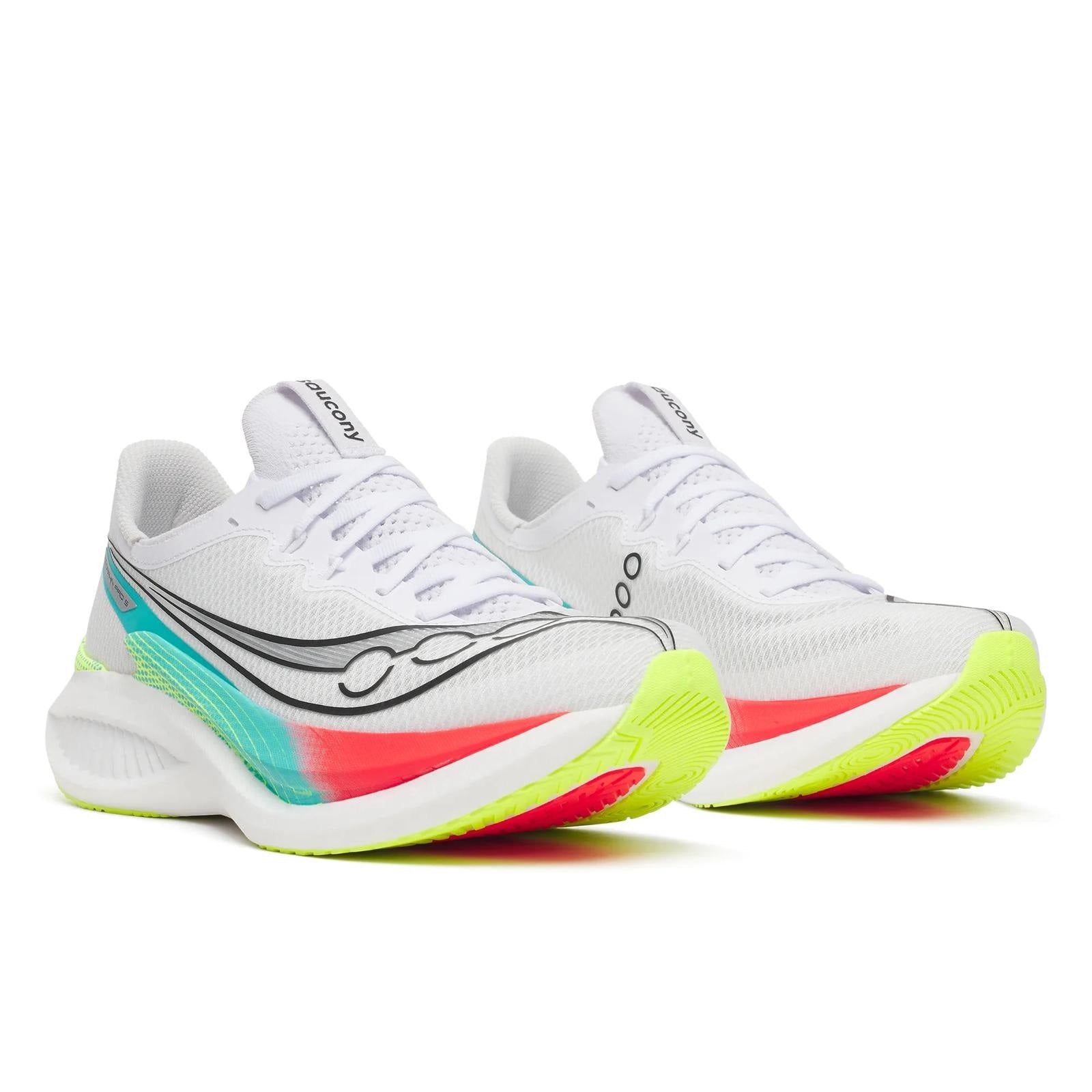Saucony Endorphin Pro 5 Men's Running Shoes White Multi