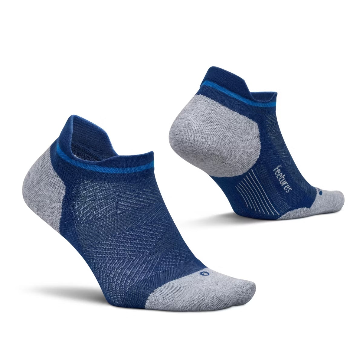 Feetures Elite Max Cushion Tab Socks Navy Mist